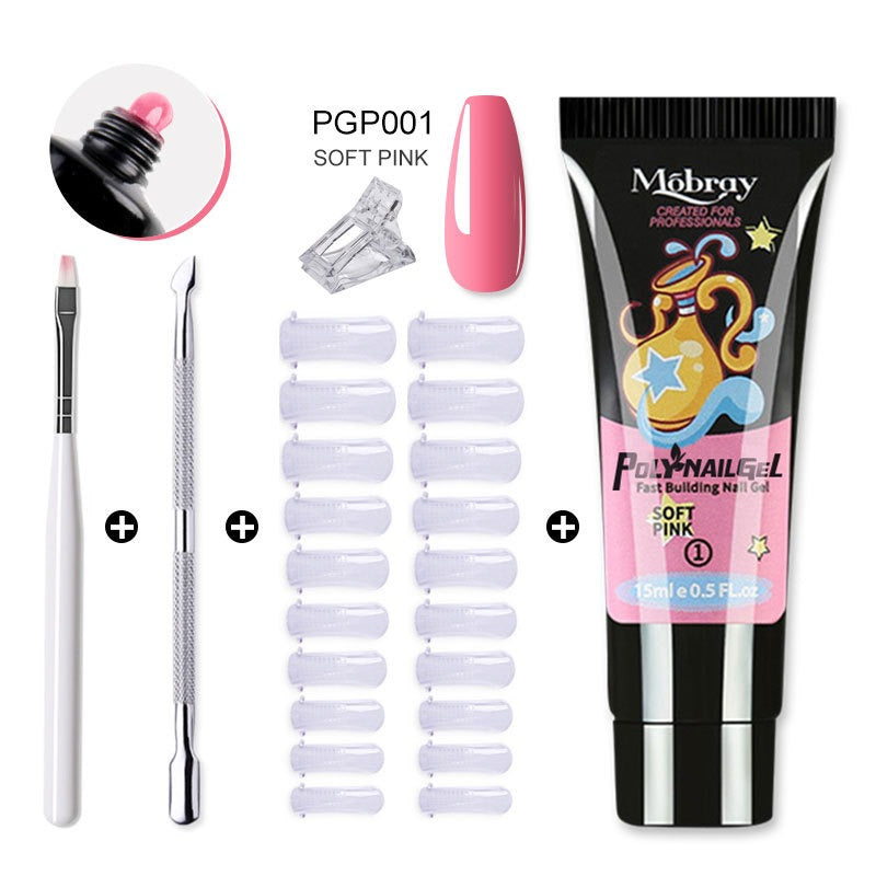 Nail Enhancement Crystal Extension Gel Tool Set Fast Extension Crystal Model Gel Uv Phototherapy Gel
