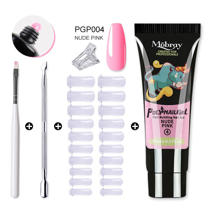 Nail Enhancement Crystal Extension Gel Tool Set Fast Extension Crystal Model Gel Uv Phototherapy Gel