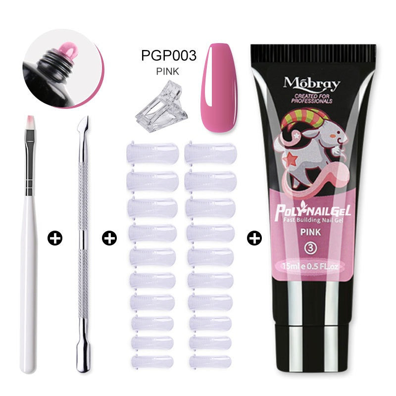 Nail Enhancement Crystal Extension Gel Tool Set Fast Extension Crystal Model Gel Uv Phototherapy Gel