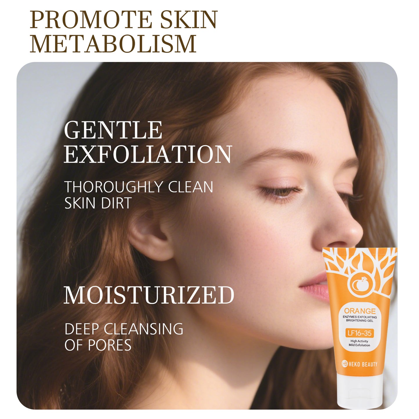 Orange Exfoliating & Skin Brightening Gel – Glowing Skin