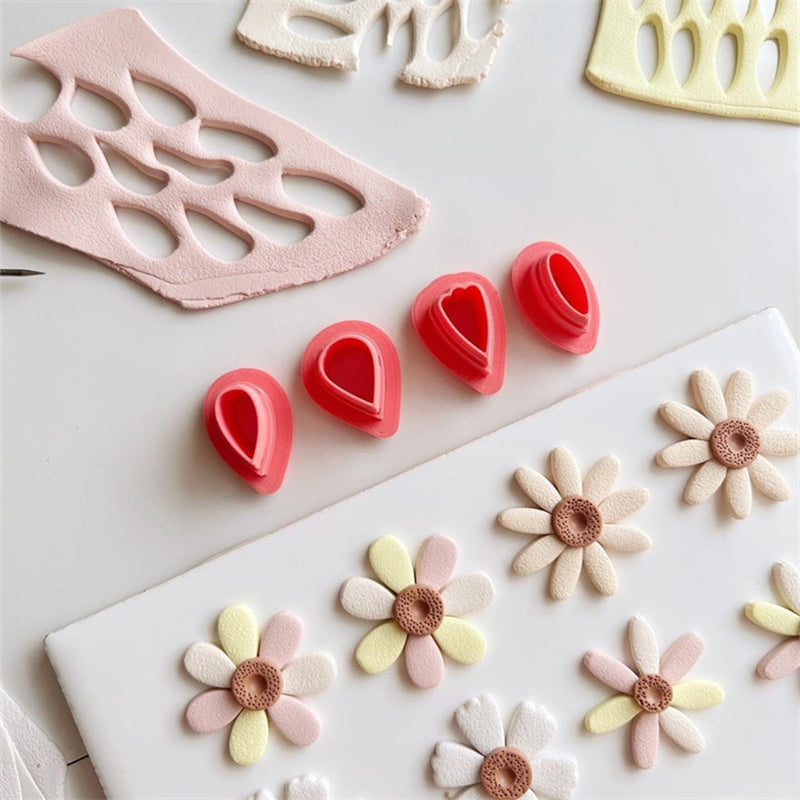Petal Mold Handmade Clay Earrings Flower Cutting Tool